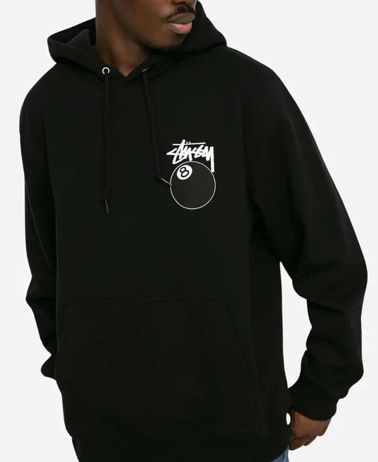 Stussy 8 ball hoodie Black Color model # B 660hb